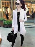 Kathrine Korean Asymmetric Long Cardigan Sweater