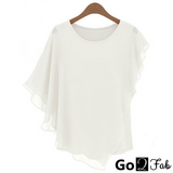 Selena Gomez Chiffon with Ruffles Tops