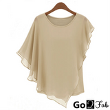 Selena Gomez Chiffon with Ruffles Tops
