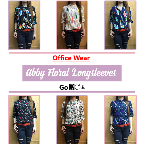 Abby Floral Longsleeves Tops